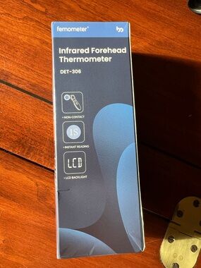 New & Sealed Femometwr Infrared Forehead Thermometer DET-306